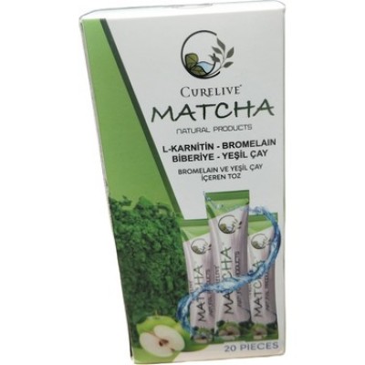 Matcha Elma Ve Yeşil Çay